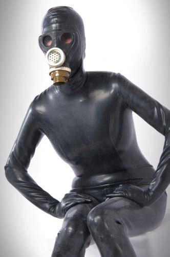 buy latex catsuit with gas mask made to measure online