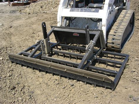 The Rake Landscaping Skid Steer Attachment Daniel Mfg Inc