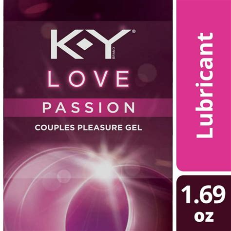 K Y Love Passion Water Based Lubricant For Couples Pleasure Gel 169 Oz