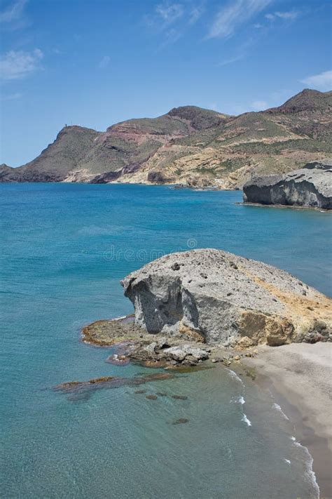 Monsul Beach Cabo De Gata Nijar Almeria Andalusia Spain Stock Photo Image Of Shore Rocks