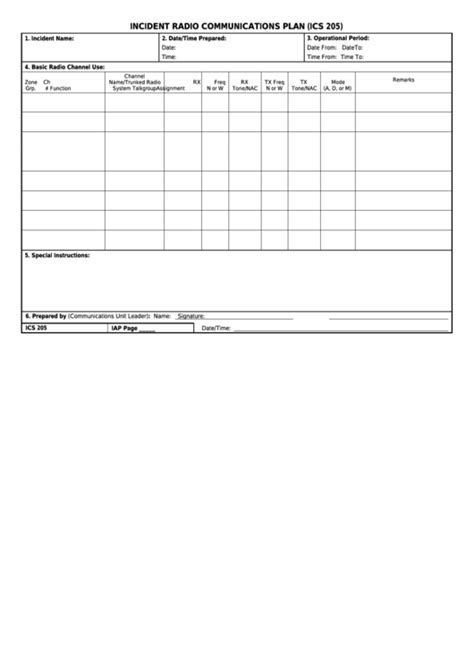 Ics Form 208 Hm Fillable Printable Forms Free Online