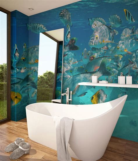 Bathroom Wallpaper Murals Mural Wall