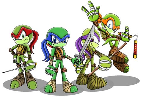 Ninja Turtles Sonic Character Style By Mlptmntdisneykauane On Deviantart