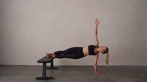 Feet Elevated Straight Arm Side Plank Video Instructions And Variations