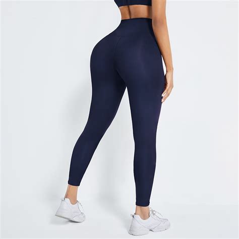 navy blue yoga pants leggings corset abdomen and hips for women