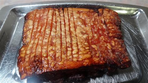crispy marinated pork belly in the coal fired weber kettle youtube