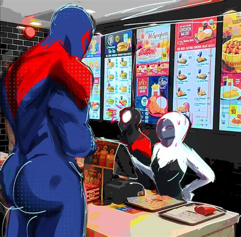R1ndie Gwen Stacy Miguel Ohara Miles Morales Spider Gwen Spider Man Spider Man 2099