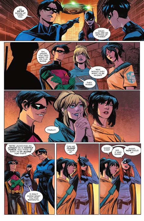 [comic excerpt] they kissed nightwing 86 dccomics