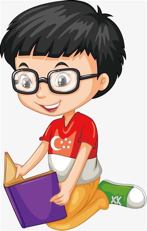 Boy With Glasses Clipart Img Badr