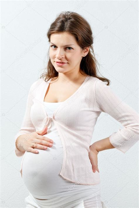 Young Pregnant Woman Stock Photo By ©sborisov 6434363
