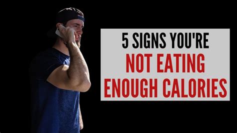 are you not eating enough calories 5 signs you are under eating in 2020 explained youtube