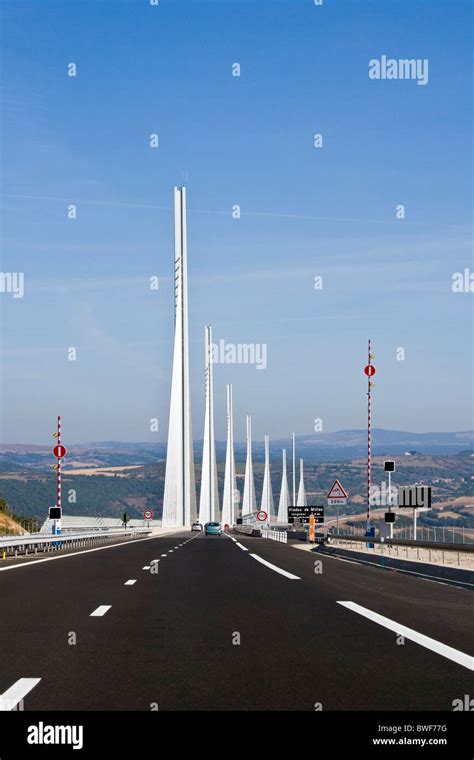 Driving Onto Millau Viaduct The Tallest Bridge In The World Millau