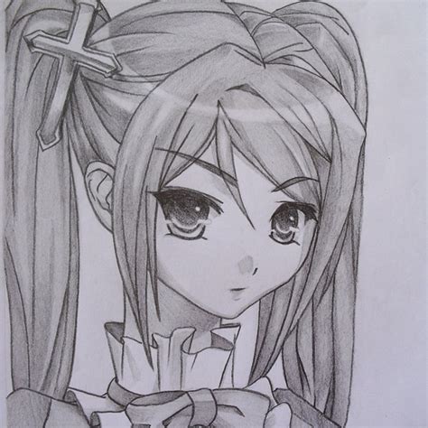 Anime Pencil Sketch Easy Drawings Izulkafli Iskl