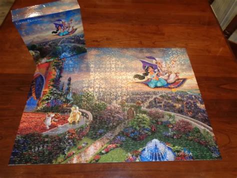 Disney Thomas Kinkade Aladdin Jigsaw Puzzle 750 Pieces 600 Picclick
