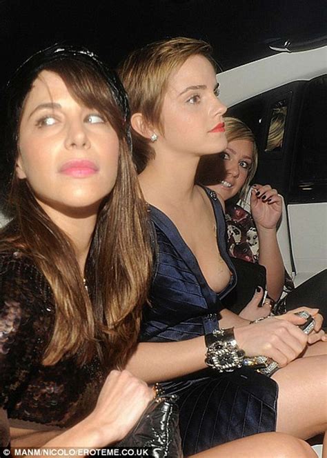 Emma Watson Flashing Her Nipple And Her Panties Upskirt In Car Paparazzi Picture Porn Pictures