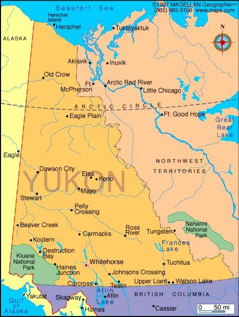 Yukon Atlas Maps And Online Resources Infoplease Map Yukon