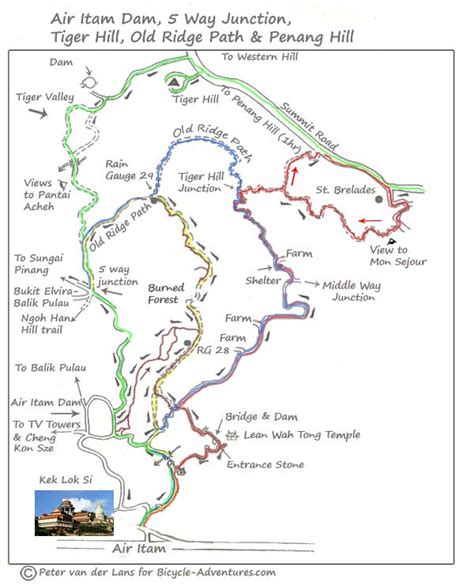Bukit jambul hiking trail (gps: Tiger Hill-Best china Tours service_chinatoursnet.com