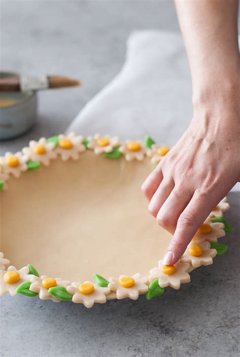 Pie crust, sugar, cinnamon, and butter. Daisy Chain Pie Crust Tutorial ⋆ Handmade Charlotte