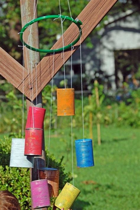 Tin Can Wind Chime All Things Magical Diy Wind Chimes Wind Chimes