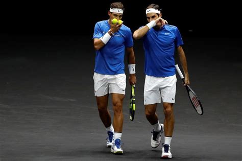 Les Légendaires Rafael Nadal Et Roger Federer Ont Joué Ensemble En Double