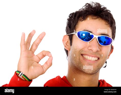 Cool Guy Doing The Ok Sign Stock Photo Royalty Free Image 23919820