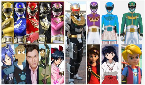 Power Rangers Megaforce Guardians Team By Manie1234 On Deviantart