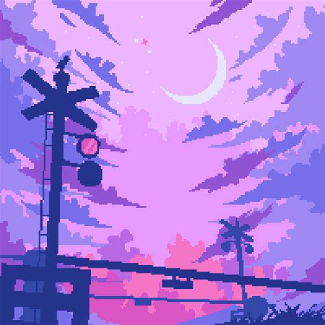 Kyoto Nights Pixel Art 200x200 Px Rart