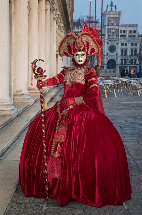 Venice Carnival Photographic Print Glorious Female Venetian Costume In