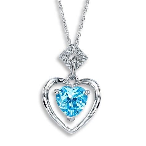 Blue Diamond Heart Necklace Titanic Beauty And Fashion