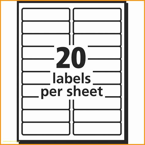 50 Avery 5164 Shipping Label Template