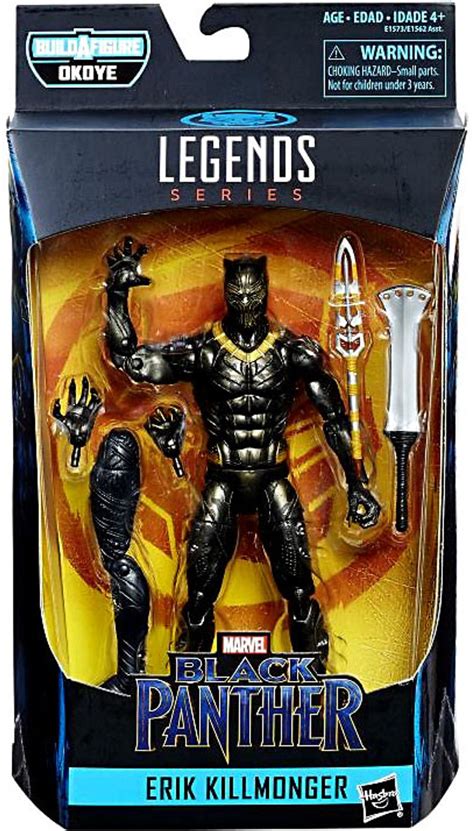 Marvel Black Panther Marvel Legends Okoye Series Erik Killmonger 6