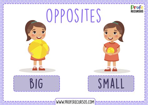 Opposites Flashcards English As A Second Language