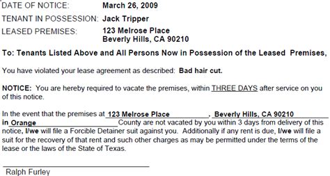 Printable sample 30 day notice to vacate template form 30. Texas 3 Day Notice to Vacate | EZ Landlord Forms