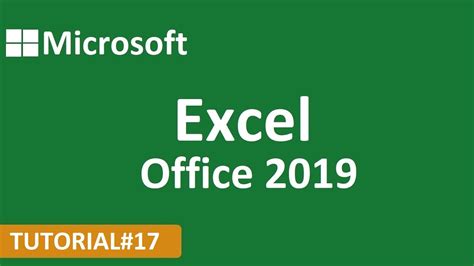 17 Excel Charts Microsoft Excel 2019 Basic Tutorial 17 YouTube