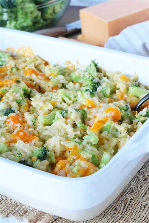 Butter, onion, milk, shredded cheddar cheese, cheddar cheese soup and 6 more. Best Cheesy Broccoli Rice Casserole Recipe - The Anthony ...