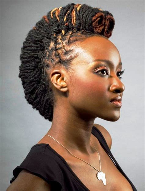 Mohawks were often associated with the punks. Mohawk Hairstyles for Black Women 2014 | hair styles | Pinterest