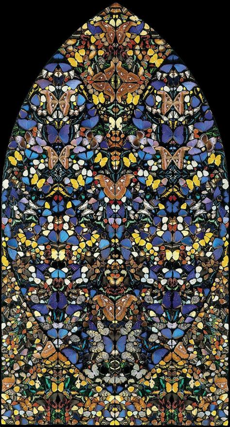 Unit 1-Mixed media self portrait | Damien hirst butterfly, Hirst ...
