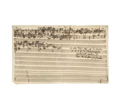 The Unfinished Manuscript Of The Art Of Fugue By