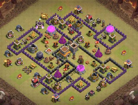 Clash Of Clans Th8 Base - 14+ Best TH8 War Base 2018 (NEW!) | Anti Dragons, Everything