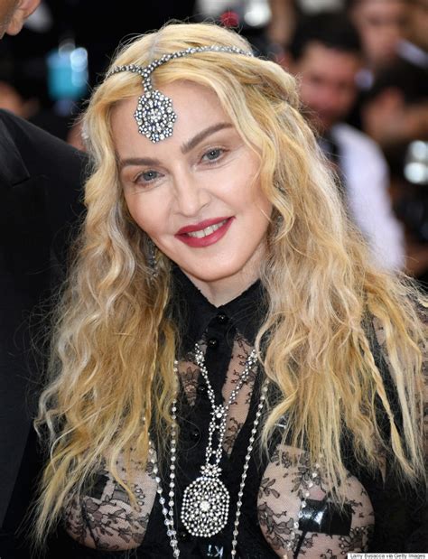 2016 Met Gala Madonna Lets It All Hang Loose In Revealing Givenchy Gown