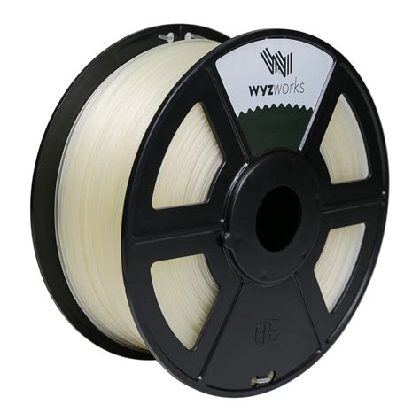 For each plastic, slicer settings must be adapted. PLA - CLEAR 3D Printer Filament 1kg / 2.2lbs - WYZ works