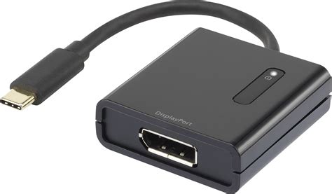 Renkforce Rf 4475103 Usb Displayport Adapter 1x Usb C Plug 1x