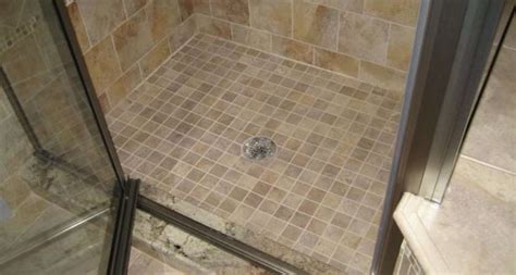 Tile Mud Pan Shower Floor New Jersey Custom Lentine Marine