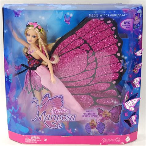 Barbie Mariposa Magic Wings Doll Walmart Com