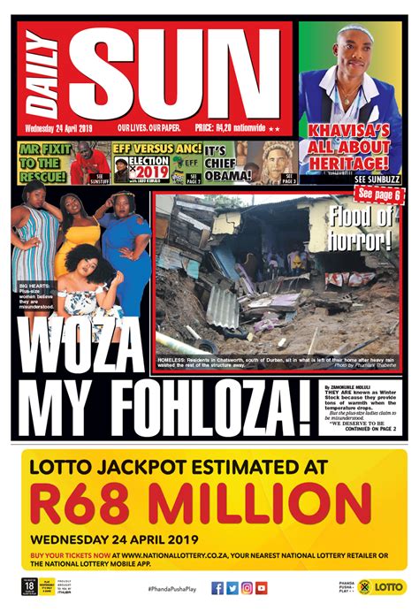 Todays Front Page Daily Sun