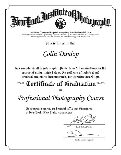 Graduation Certificates Colin Dunlop Photography Online