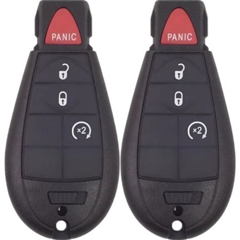 2x New Key Fob Replacement For Dodge Chrysler Jeep Ram Vw Volkswagen