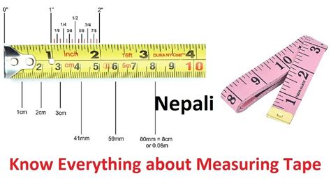 What Is Cm Mminch And Soot In Measuring Tape How To Measure Nepali