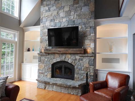 Stone Veneer Fireplace Mixes Shapes Of Boston Blend Stoneyard®