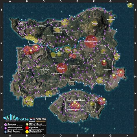 Pubg Best Loot And Spawn Locations Vehicles Boats Callouts